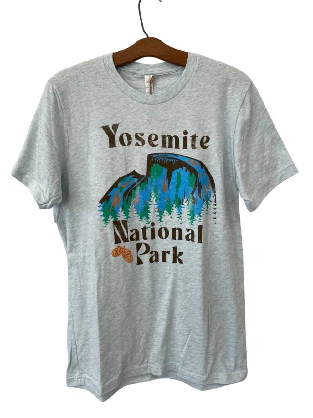 Good Land Supply Co. T Shirt Medium Yosemite National Park Blue Cotton Basic NEW